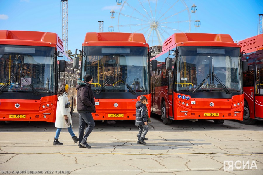 В Якутске вечером 7 мая четыре автобусных маршрута будут курсировать по временной схеме