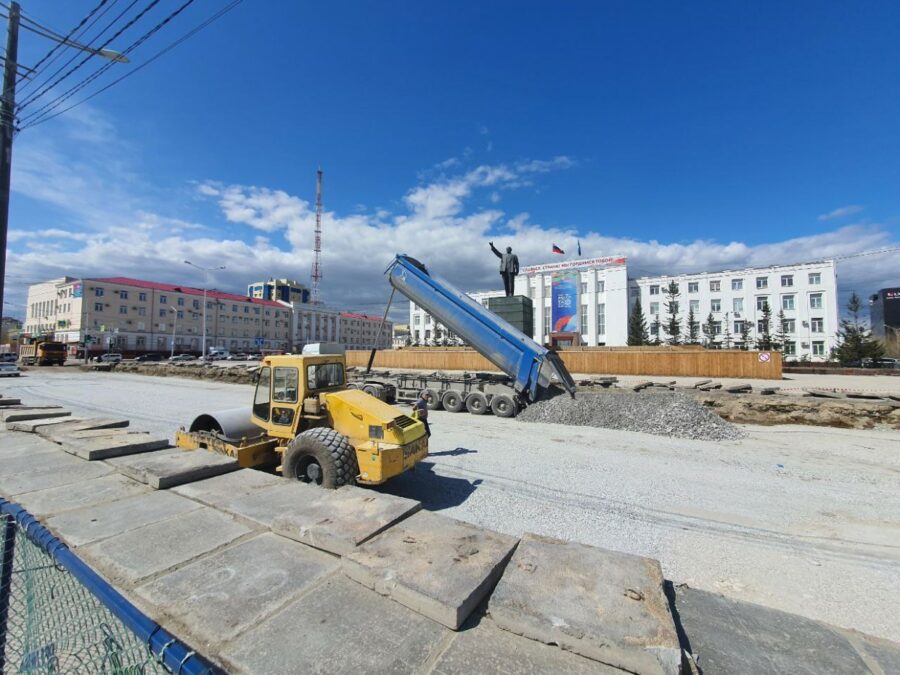 Проспект Ленина в Якутске откроют в конце сентября