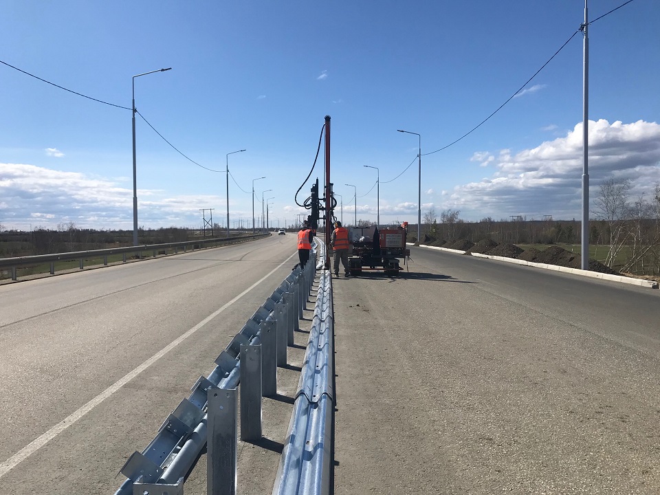 Четырехполосный участок дороги "Нам" в Якутске откроют в конце сентября