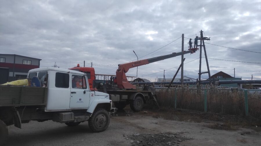 Энергетики завершают восстановительные работы в Якутске