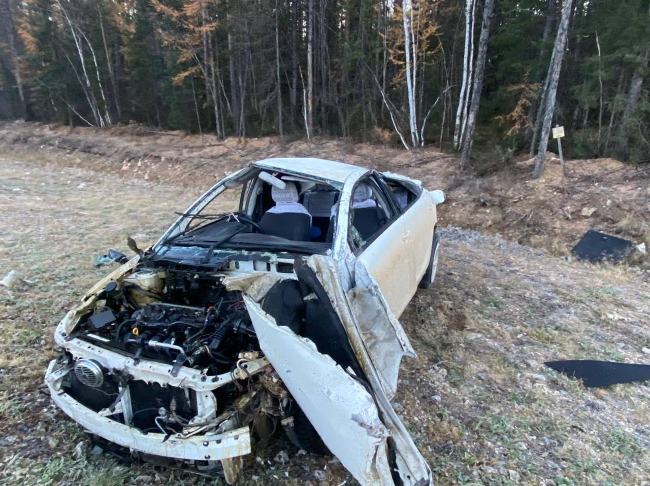 Тяжелые травмы получил водитель автомобиля в результате ДТП в Якутии