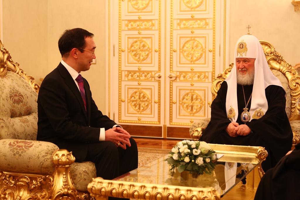 Патриарх Кирилл высоко оценил вклад руководства Якутии в укрепление межнациональных отношений