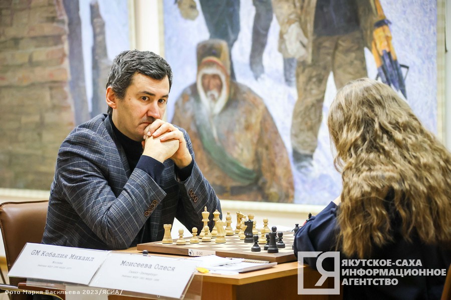 По итогам седьмого тура Кубка главы Якутии по шахматам лидирует Михаил Кобалия из Москвы