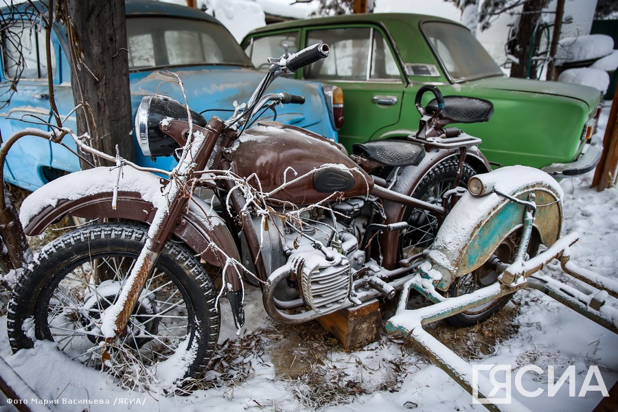 Мотоцикл «Ирбит», собранный на оборудовании BMW. Фото: Мария Васильева, ЯСИА