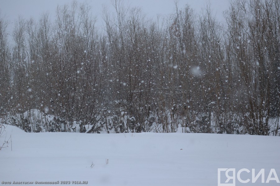 Синоптики предупредили о сильном ветре и снегопаде в ряде районов Якутии