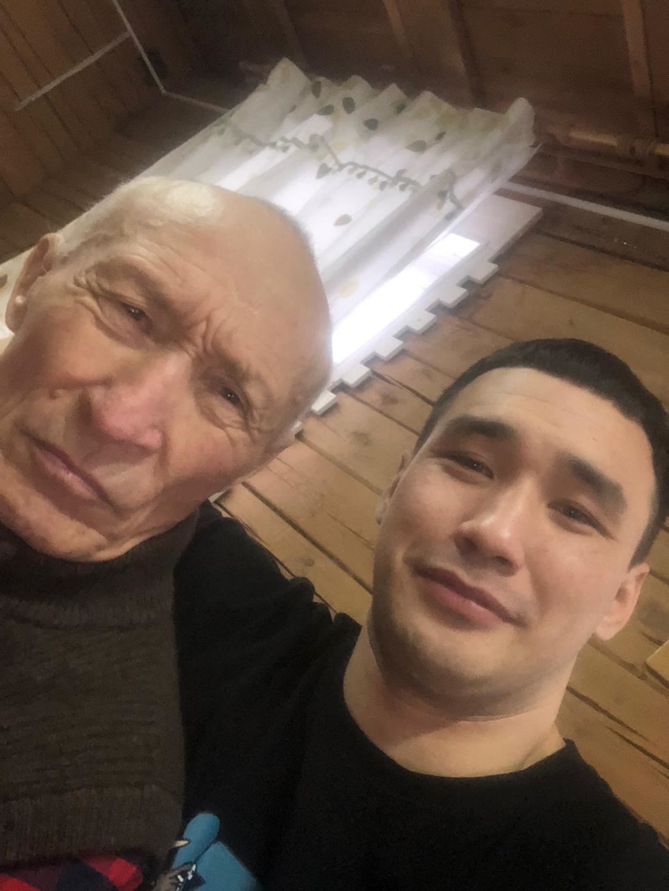 Владимир с дедушкой