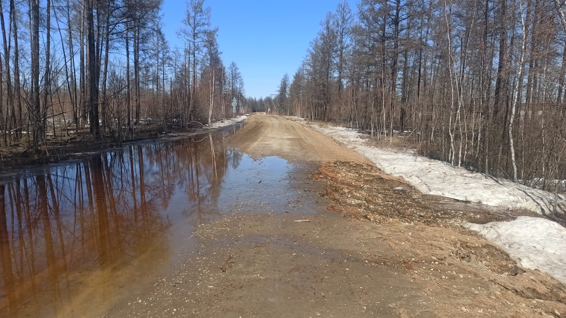 В Якутии на четырех региональных дорогах сохраняется угроза размыва