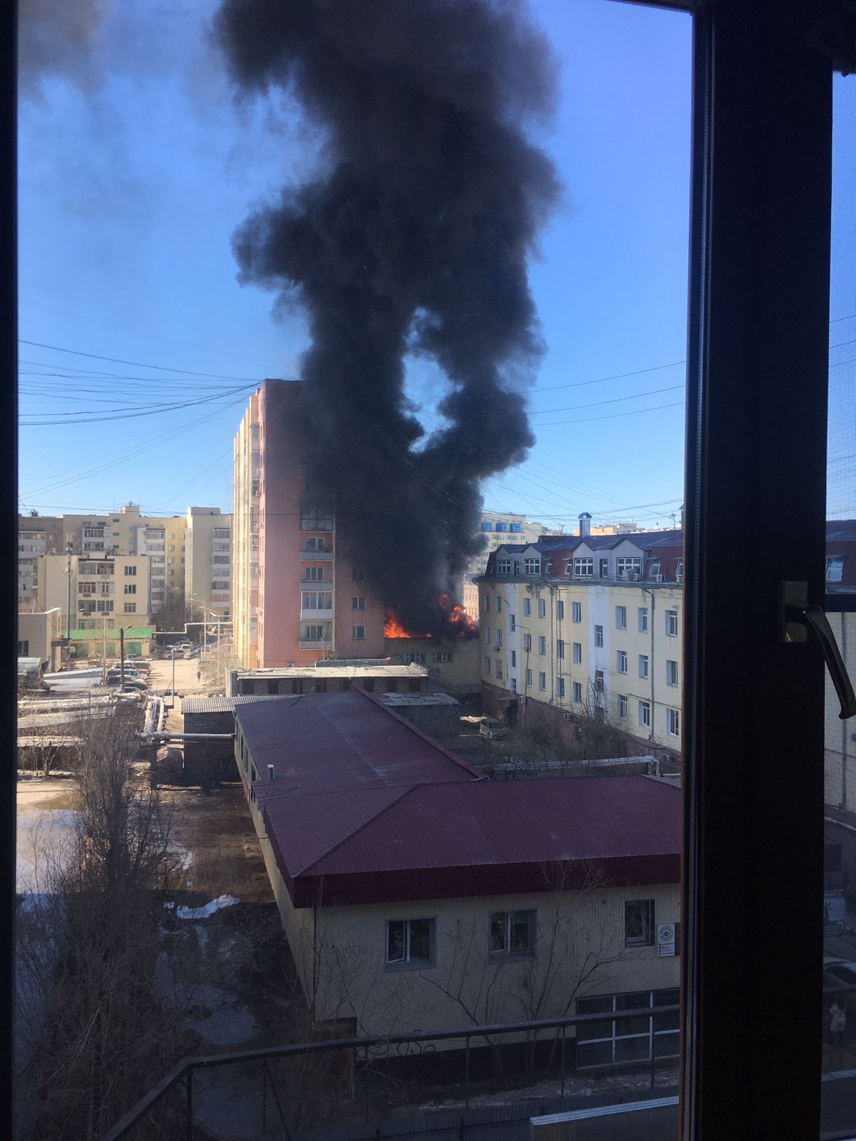 В центре Якутска произошел пожар | 04.05.2023 | Якутск - БезФормата