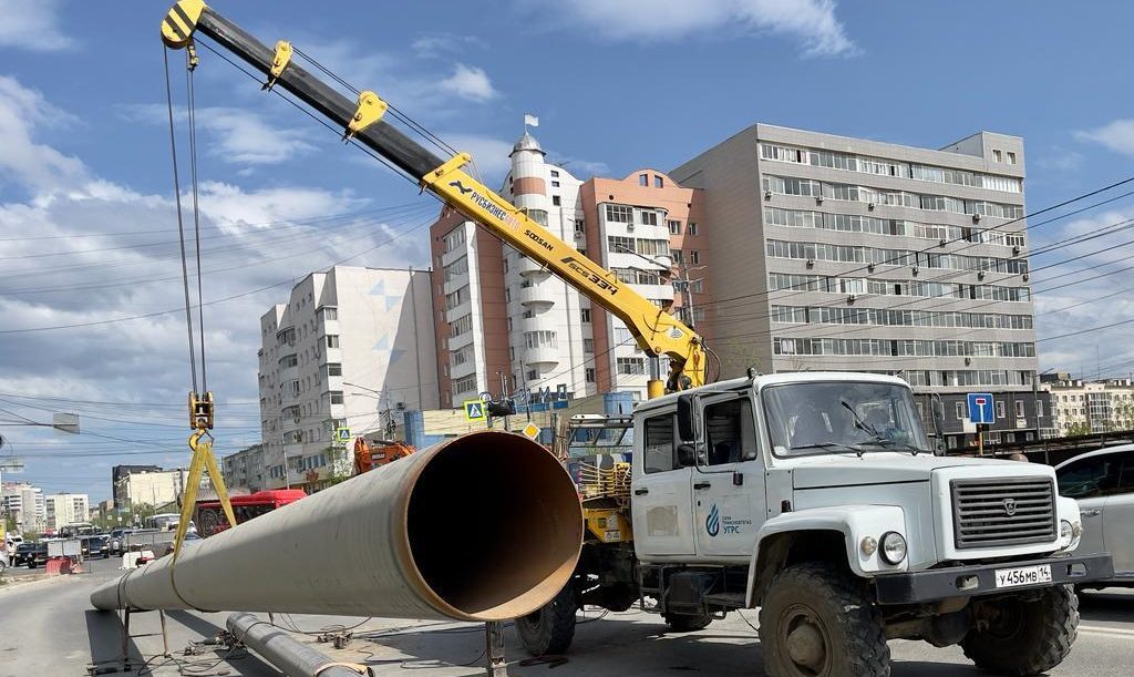 В Якутске с 17 июля начнется замена газопровода на улице Петра Алексеева