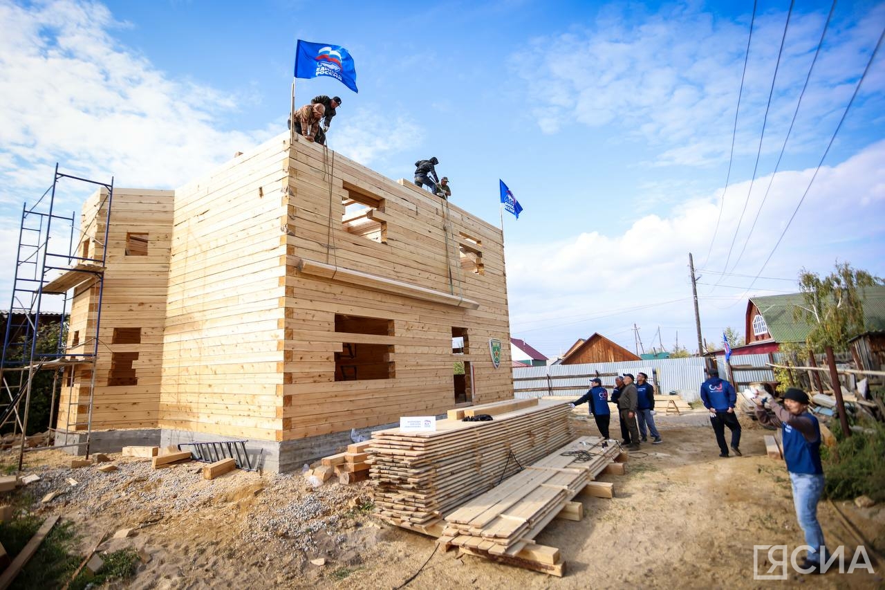 В Якутске завершается строительство дома для семьи участника СВО Павла Моякунова