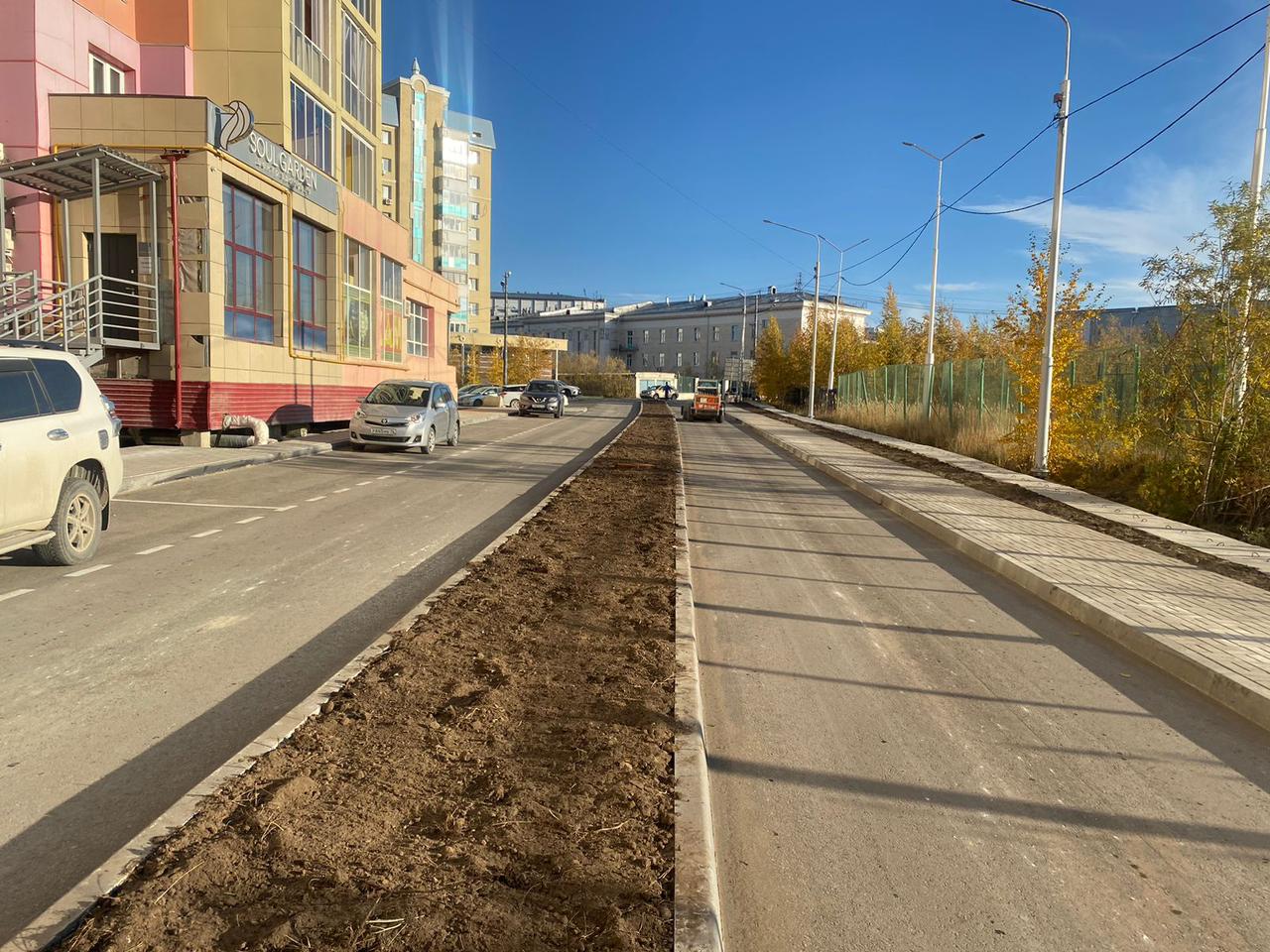 В Якутске завершается капитальный ремонт улицы Островского