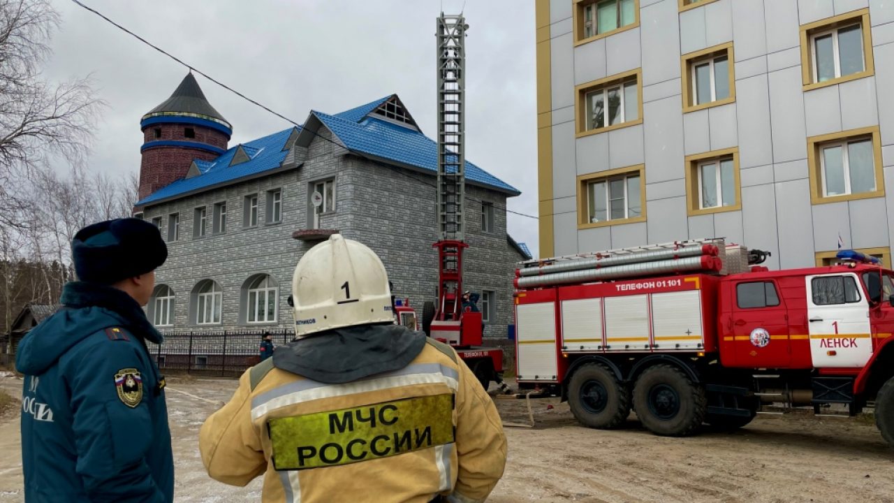 Условный пожар потушили в гостинице «Лена» в Ленске — ЯСИА