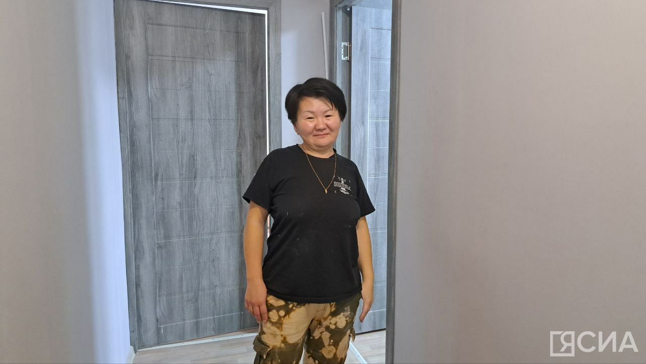 Мария Федяева в новой квартире