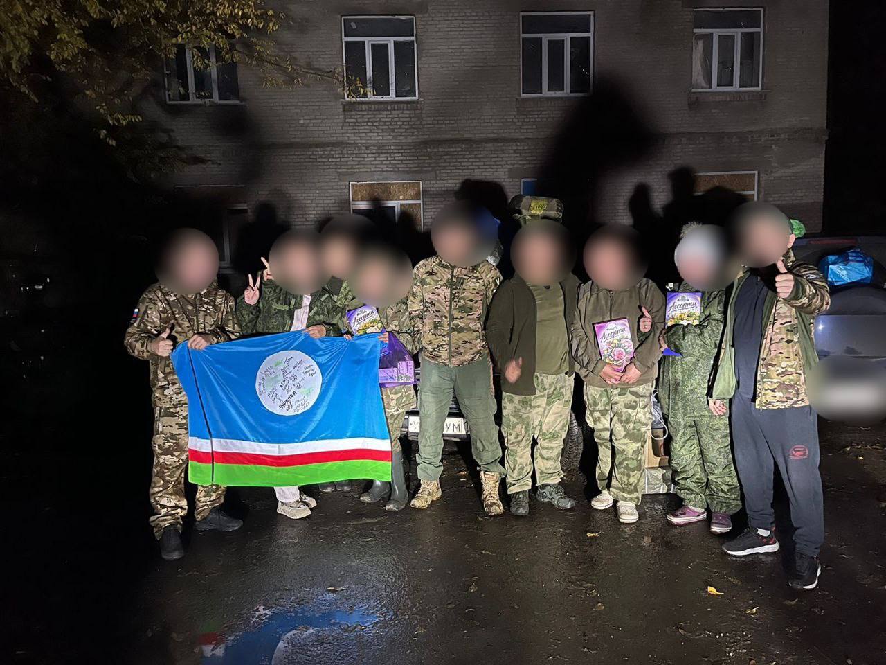 Делегация Чурапчинского улуса передала автомобиль медицинской роте в зоне СВО