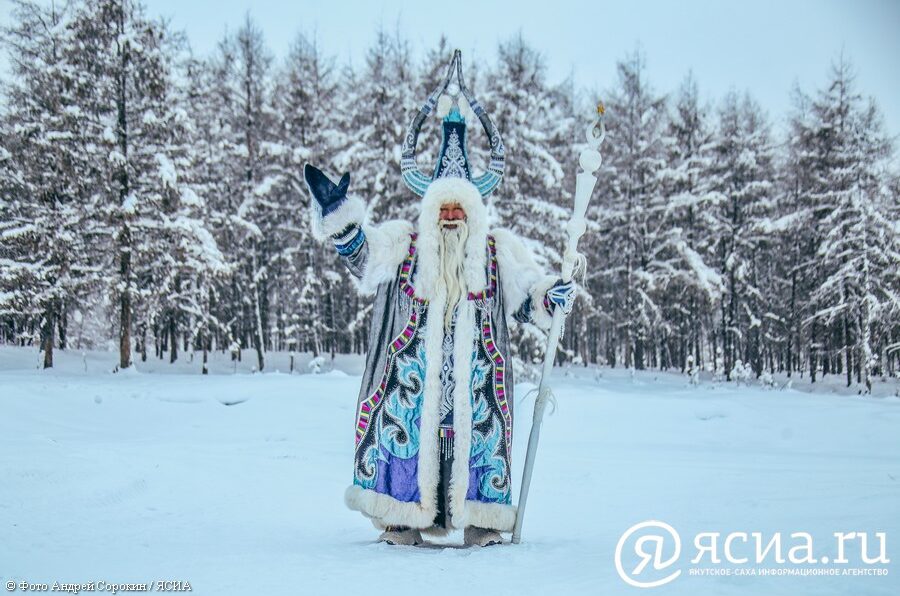 Якутского властелина холода Чысхаана назвали самым модным Дедом Морозом России