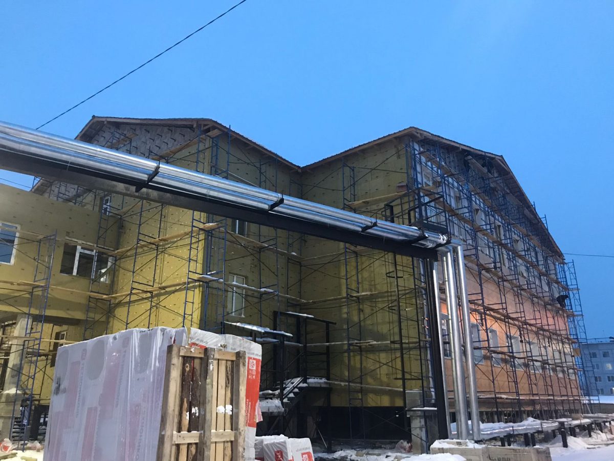 Строительство пристроя к школе № 26 Якутска вышло на завершающую стадию
