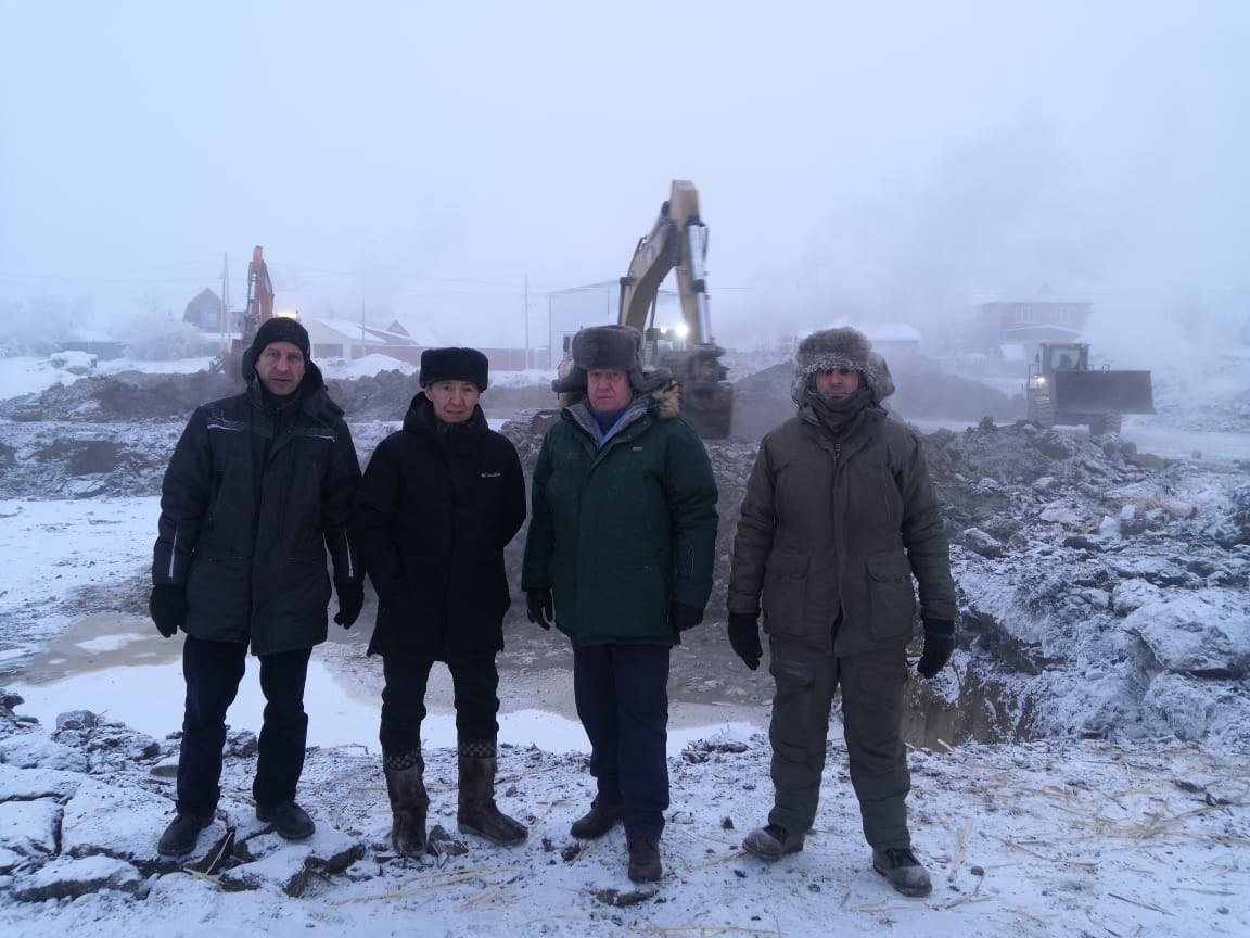В Якутске в микрорайоне «Звёздный» началось строительство нового водоузла