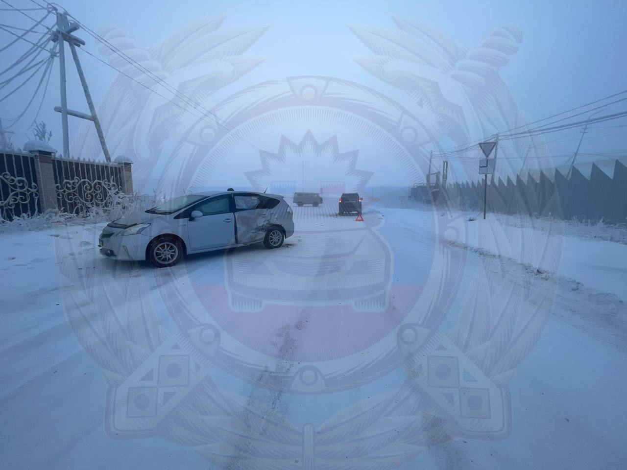 В ДТП с участием трех автомобилей в Якутске пострадал ребенок