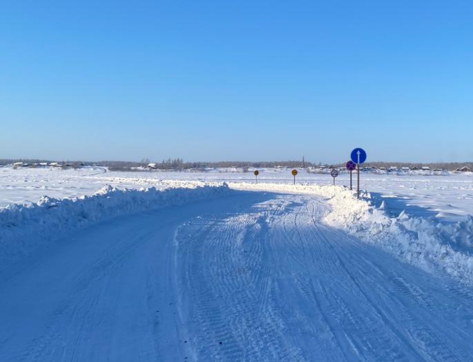 В Томпонском районе повысили грузоподъемность зимника автодороги «Алдан»