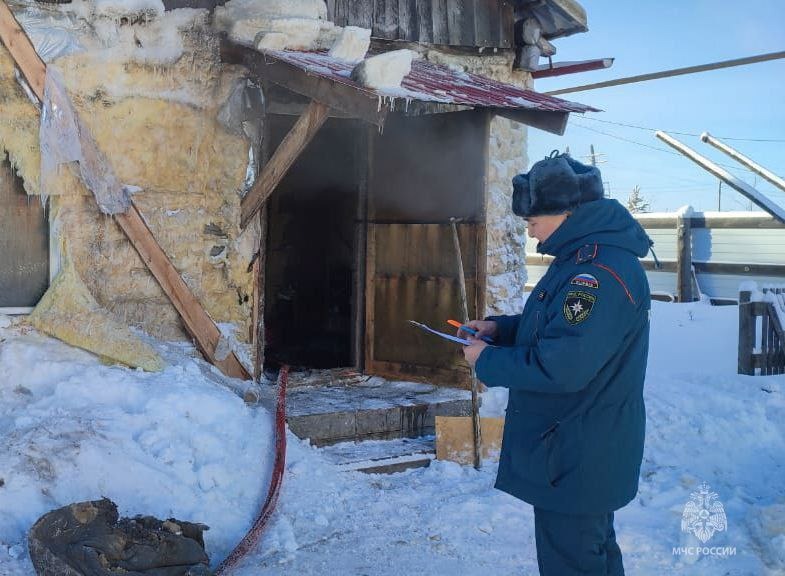 В Якутии в селе Крест-Кытыл при пожаре погибли двое детей
