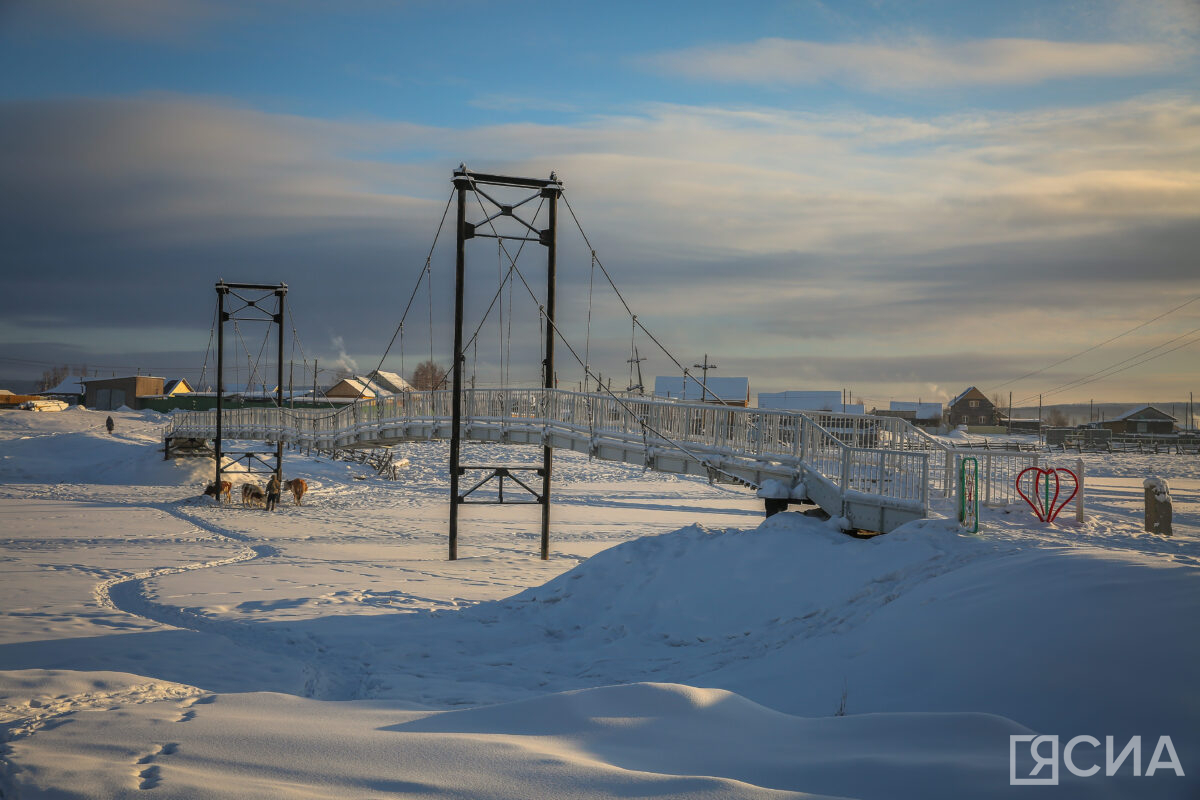 О сильном снегопаде и ветре предупредили синоптики в ряде районов Якутии