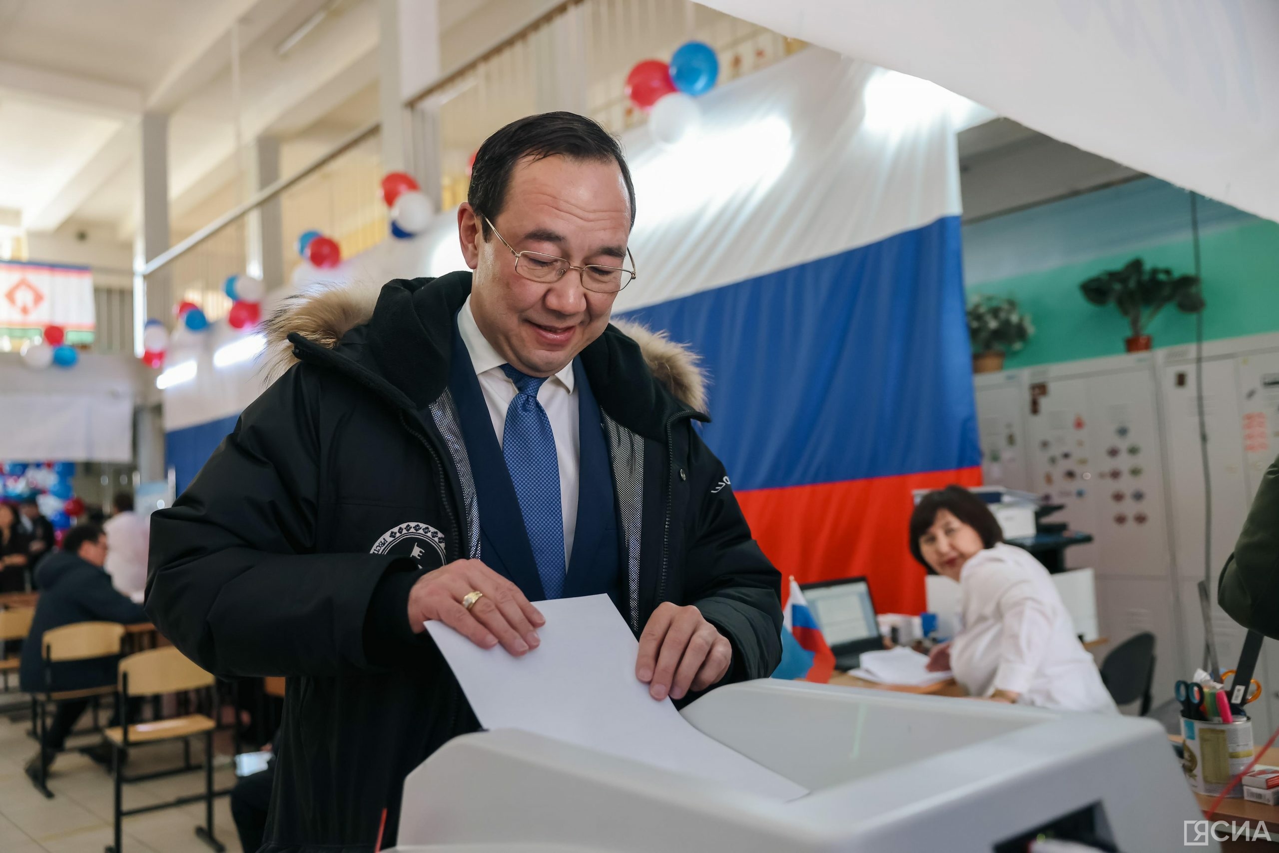 Айсен Николаев проголосовал на выборах президента России