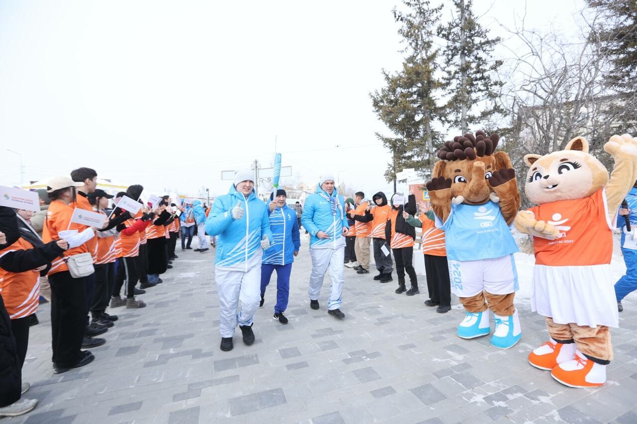 В Якутии стартовала эстафета огня VIII игр «Дети Азии»