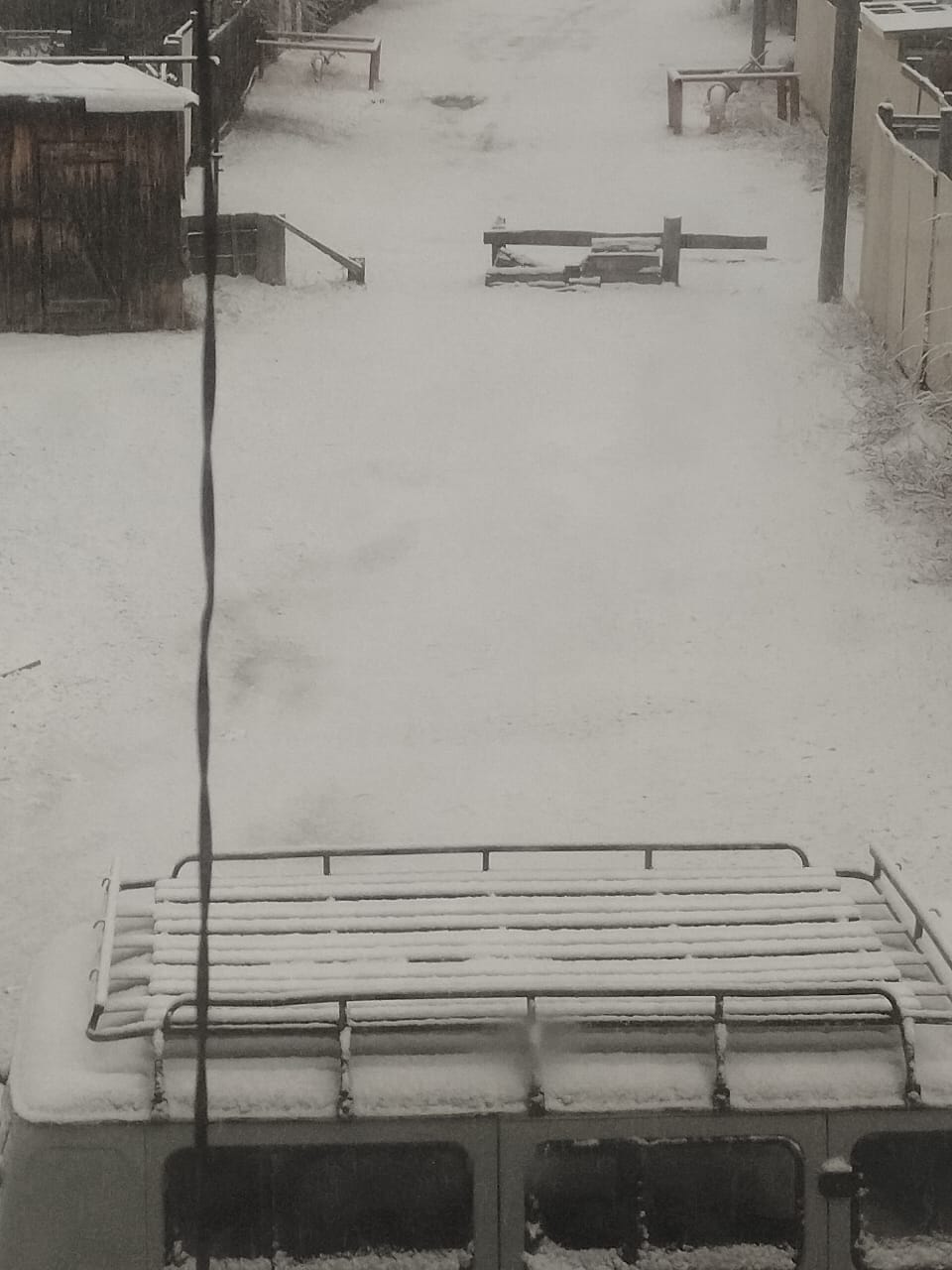 Снег в Вилюйском районе. Фото: социальные сети