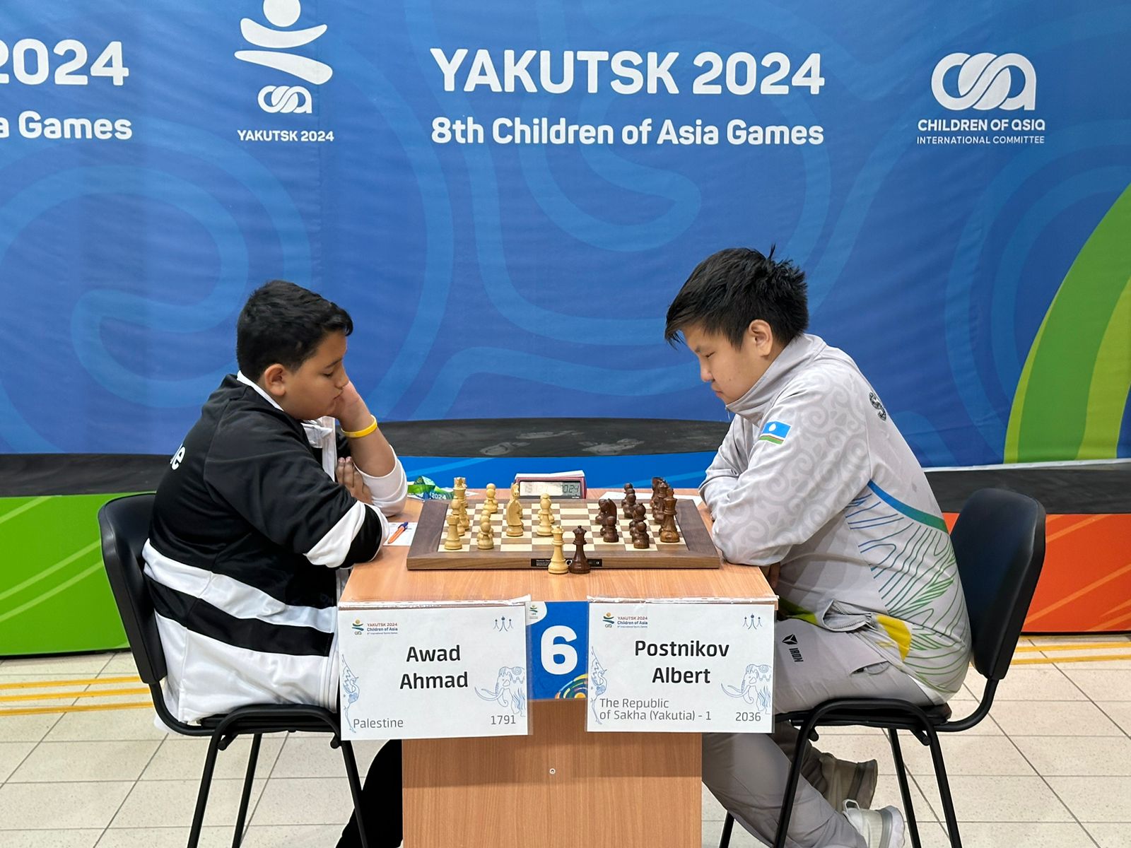 Шахматисты из восьми стран мира борются за медали на играх «Дети Азии»