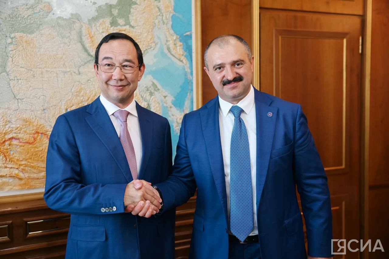Глава Якутии встретился с президентом Национального олимпийского комитета Республики Беларусь 