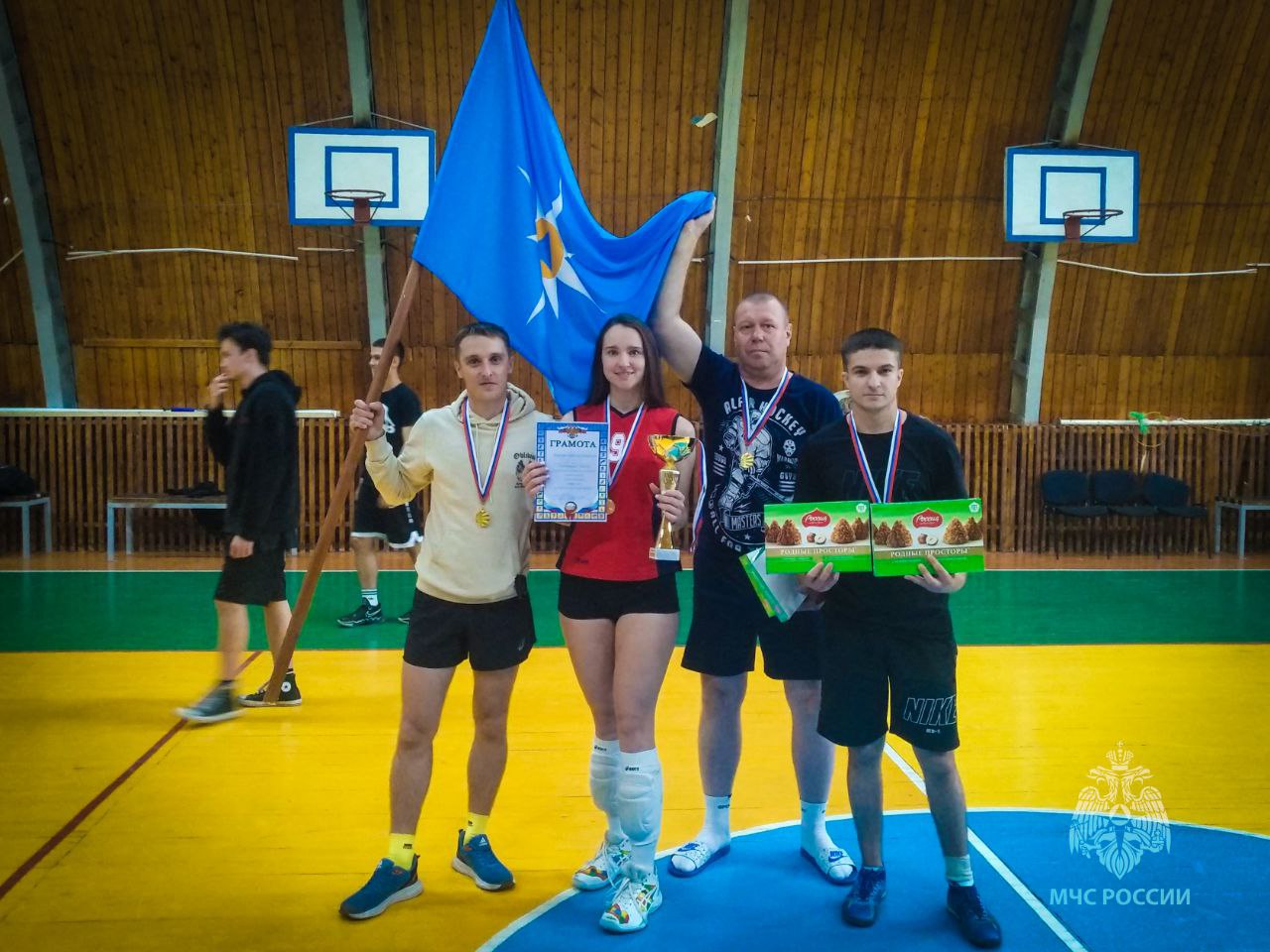 Нерюнгринские пожарные стали чемпионами турнира по пляжному волейболу
