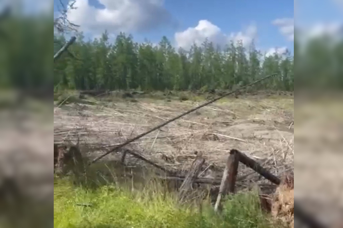 В Чурапчинском районе Якутии резко исчезло озеро