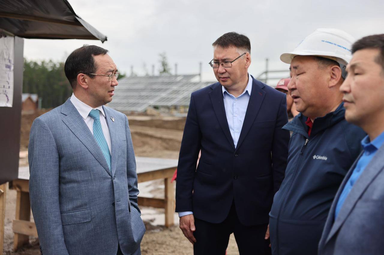 Глава Якутии проверил ход строительства объектов, которые возводят к Играм Манчаары — 2025