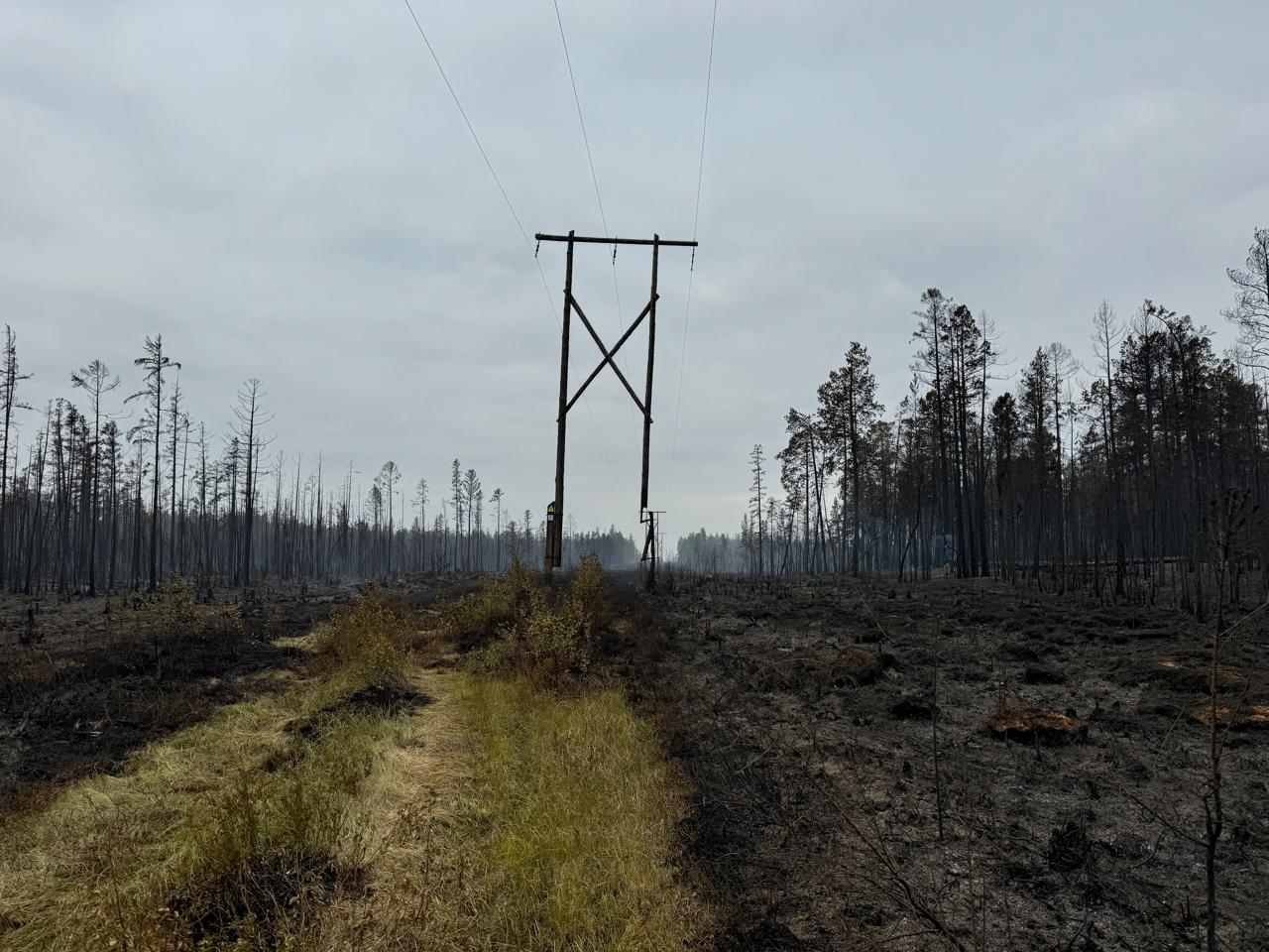 Прерванное из-за пожара электроснабжение в селах Вилюйского района восстановят по временной схеме