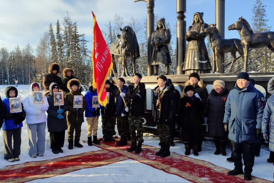 Сунтарский район Якутии принял эстафету Знамени Победы