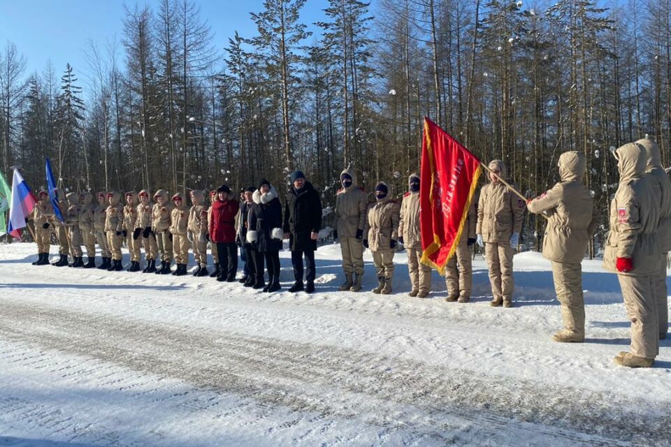 Ленский район принял эстафету «Знамя Победы»