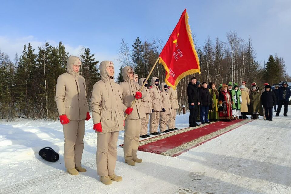 Эстафета Знамени Победы пришла в Мирнинский район