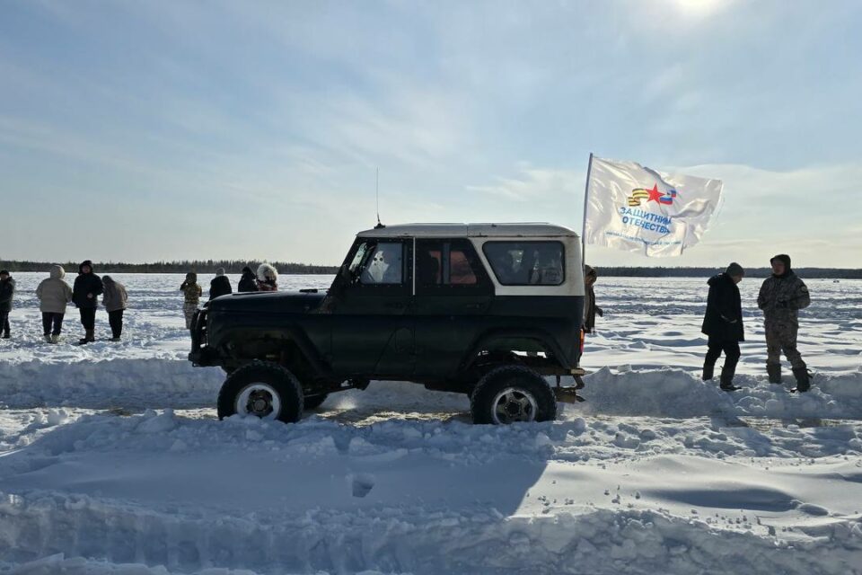 В Якутии ветеран СВО принял участие в снежных гонках