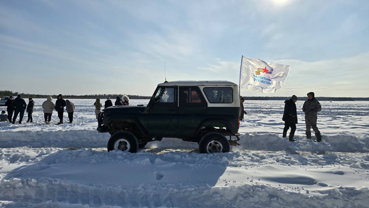 В Якутии ветеран СВО принял участие в снежных гонках