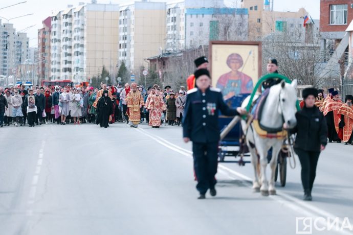 В Якутске 6 мая по маршруту крестного хода полностью закроют движение транспорта