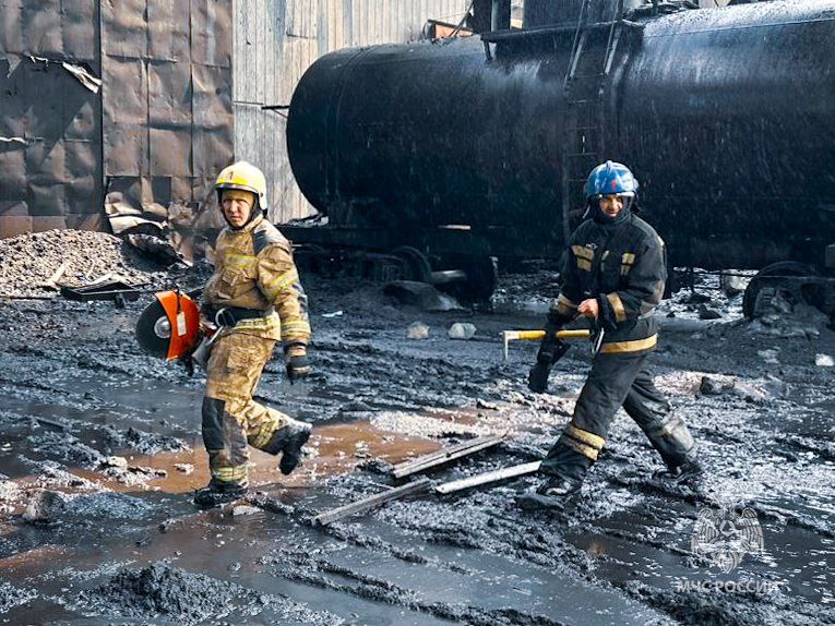пожар в Нерюнгри