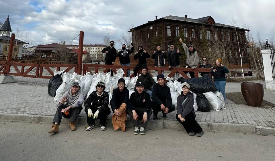 Порядка 3500 мешков мусора собрали на общегородских субботниках в Якутске