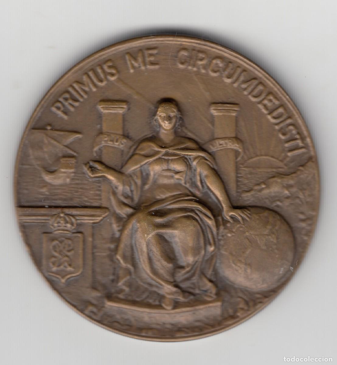 1876 – 1926 медаль Королевского географического общества к 50-летию «PRIMUS ME CIRCUMDEDISTI». Изображение и фотографии № 7.
