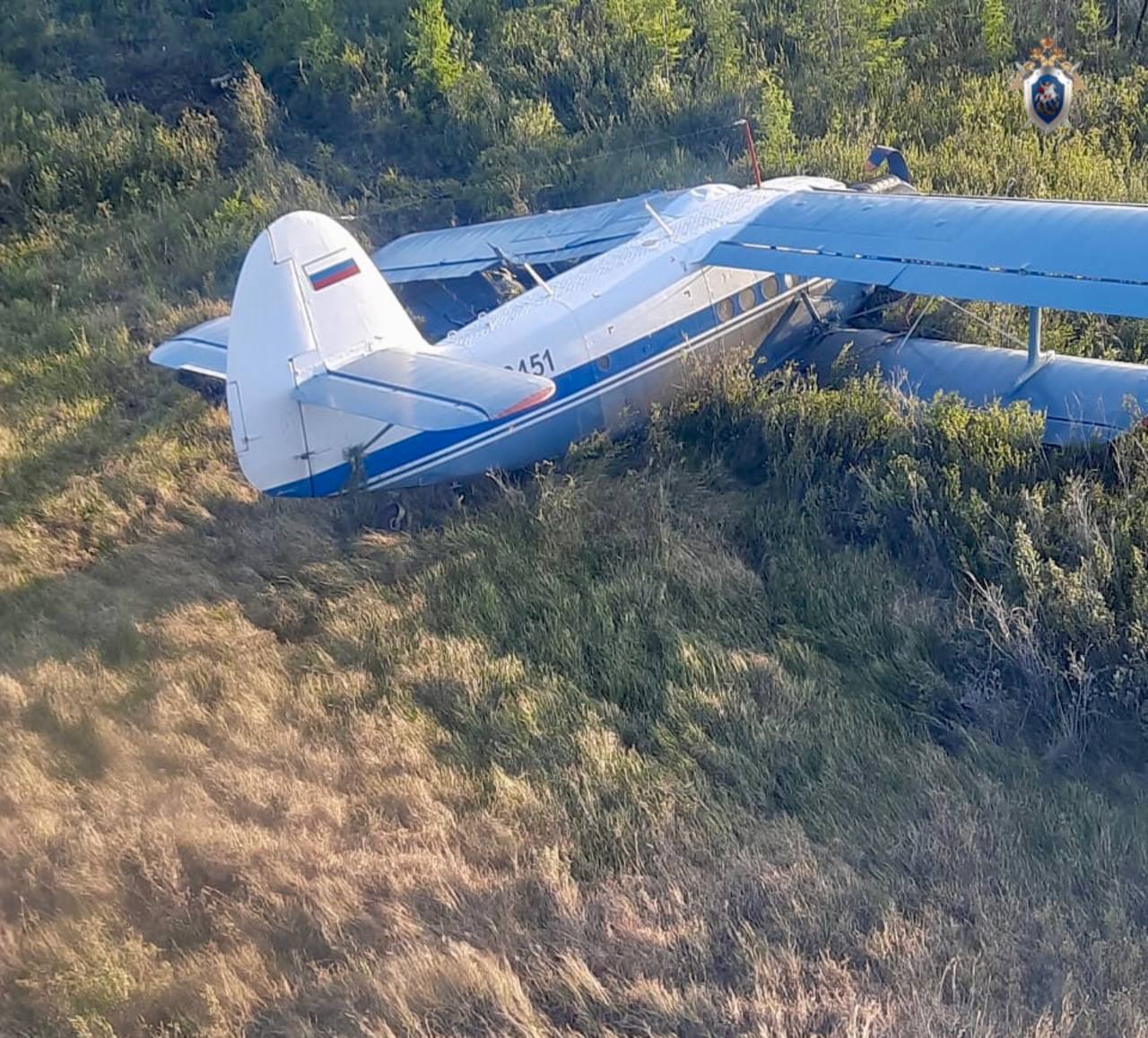 жесткая посадка самолета Ан-2 в Якутии