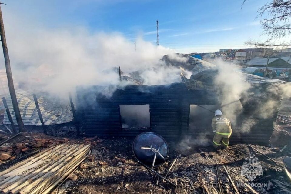 В селе Майя при пожаре в частном доме погиб человек