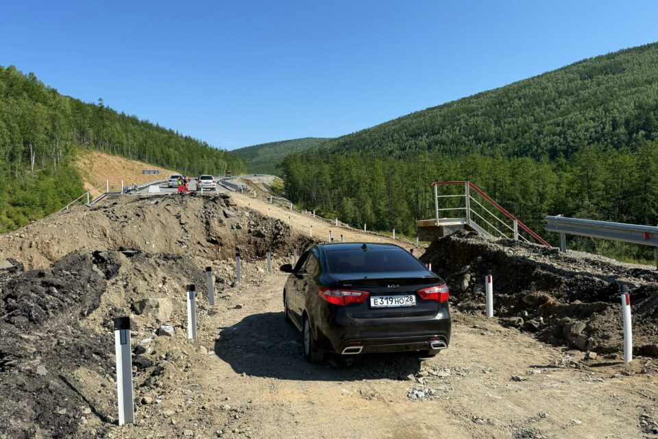 На участке трассы «Лена» открыли проезд для легковых автомобилей