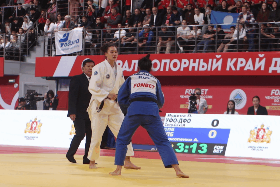 Дзюдоистка из Якутии Полина Иудина стала пятой на чемпионате России