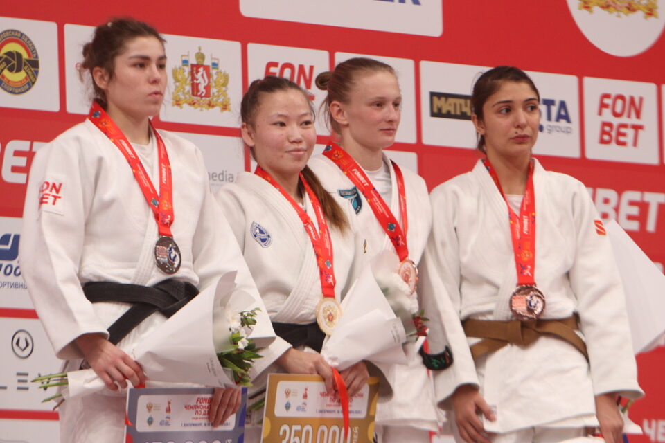 Карина Ефимова стала первой в истории Якутии двукратной чемпионкой России по дзюдо