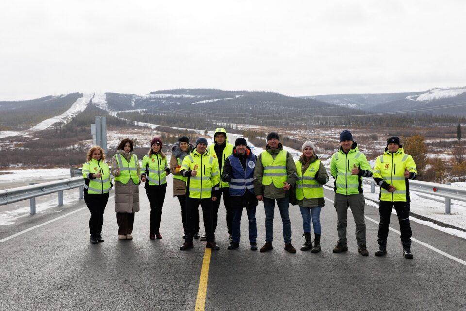 На трассе «Лена» в Якутии заасфальтировали участок в районе перевала Чульмакан 