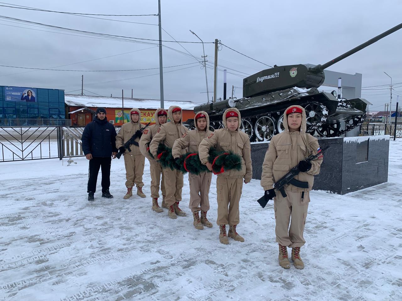 В селе Бердигестях зажгли Вечный огонь в память о героях Великой Отечественной войны